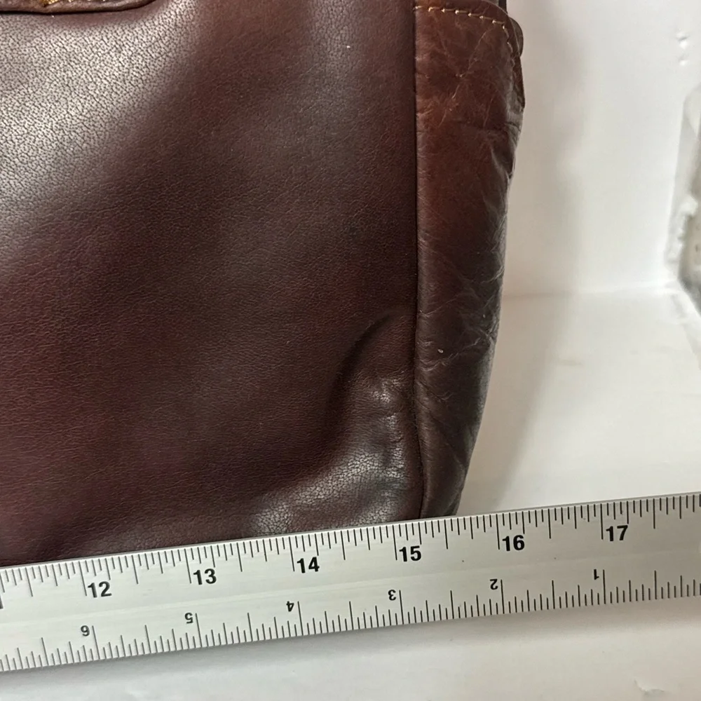 Jack Georges Genuine Leather Laptop Briefcase / Messenger Bag
